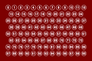 Numbers Style Two Fonts, a Symbol Font by GG Design (Thumbnail 2 of 7)