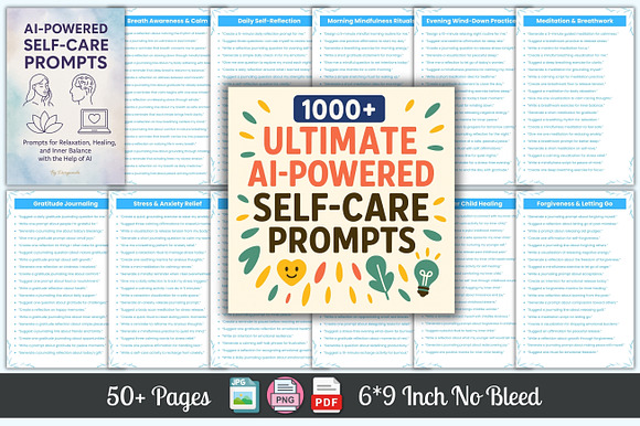 AI-Powered Self-Care Prompts preview 6