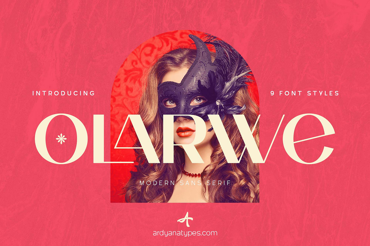 Olarwe - Modern Sans Serif, a Sans Serif Font by Ardyanatypes (Photo 1 of 12)