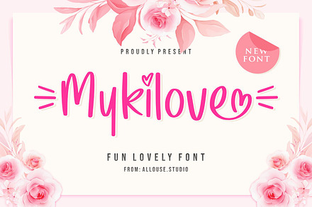 Mykilove Font, a Font by Allouse Studio