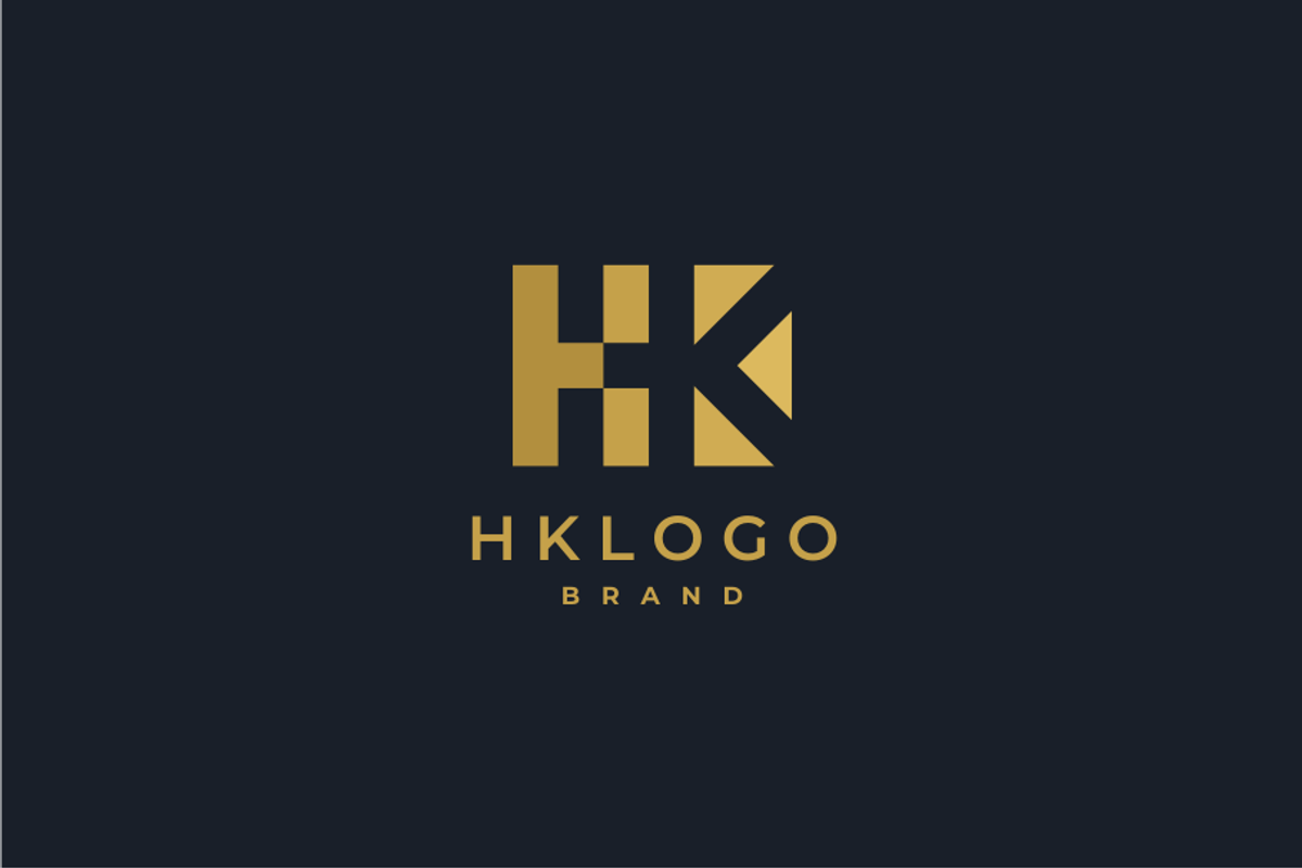 Monogram Initial Letter HK Logo, a Branding & Logo Template by johnkent (Photo 1 of 3)