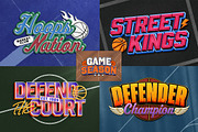 Basketball Sports Text Effects, a Layer Style Add-On by Matsero (Thumbnail 3 of 4)