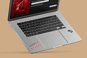 MacBook Pro 16 Sticker Mockups, a Mockup by Mockups Planet (Thumbnail 4 of 5)