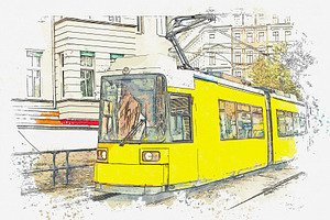 Tram In Berlin