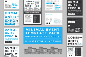 Minimal Poster/Flyer/Social Kit