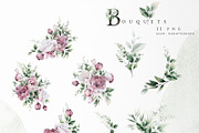WATERCOLOR BUNDLE Peonies & Roses, an Illustration by ollalya (Thumbnail 89 of 101)