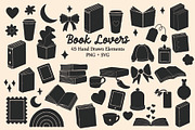 Book Lovers Cozy Reader Clipart, an Object Illustration by Ginny and Sam (Thumbnail 2 of 11)