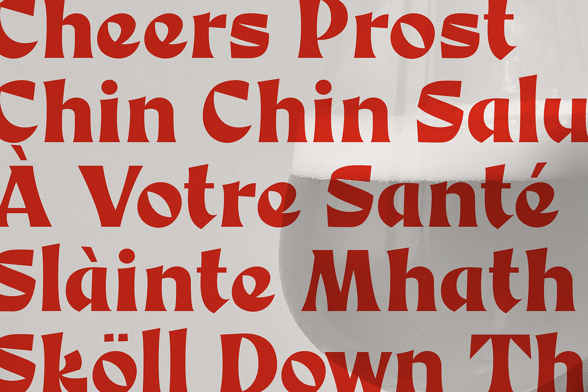 Something New A Serif Blackletter, a Blackletter Font by Colt Type Co (Photo 7 of 7)