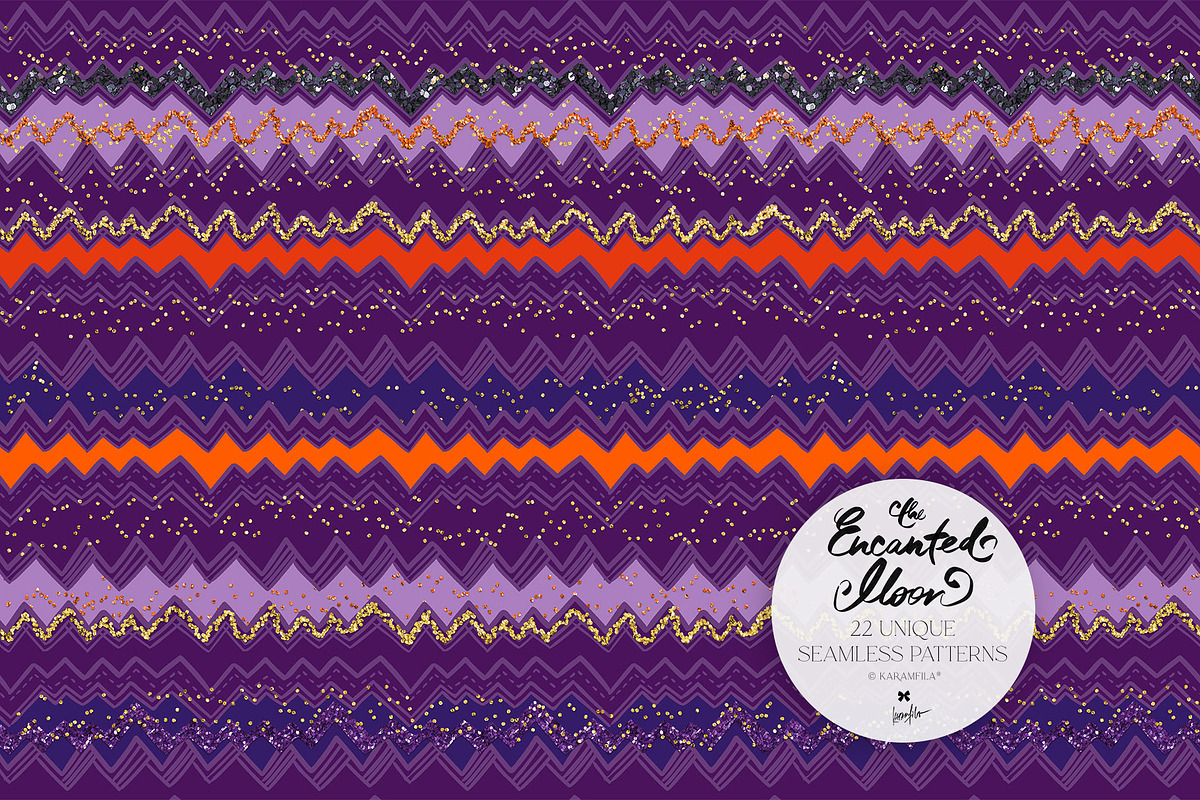 Halloween Gothic Woodland Patterns, a Pattern Graphic by KaramfilaS (Photo 25 of 28)