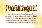 Festiga - Modern Display Extrude, a Handwritten Font by haniefart (Thumbnail 7 of 12)