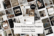 Luxury Realtor Instagram Templates, a Social Media Template by Warmsoulgallery (Thumbnail 1 of 11)