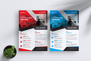 Corporate Theme Business Flyer, a Flyer Template by Graphiexperto