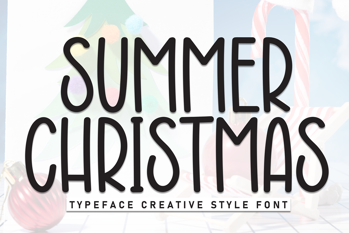 Summer Christmas | Script Font, a Script Font by Scratchones (Photo 1 of 8)