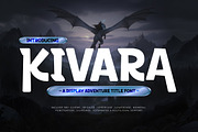 Kivara Display Adventure Title Font, a Sans Serif Font by productype1 (Thumbnail 1 of 10)
