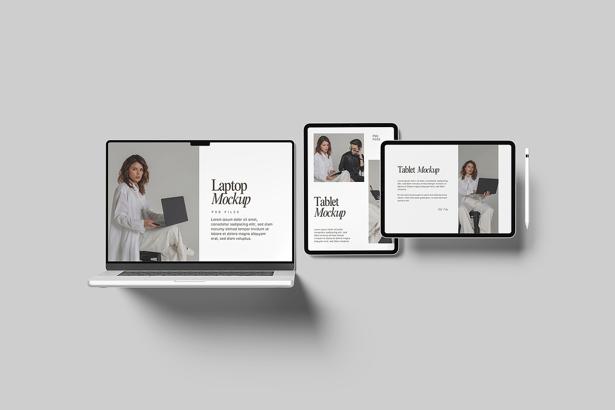 Multi Device Mockup, a Device Mockup by Graphiculon (Photo 9 of 11)