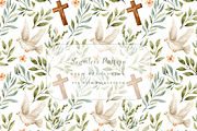 Christian Pattern Seamless, a Decorative Illustration by Pati Charm Studio (Thumbnail 1 of 7)