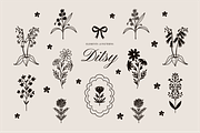 Vintage ditsy art & Floral patterns, a Decorative Illustration by Summer Nightingale Art (Thumbnail 7 of 19)