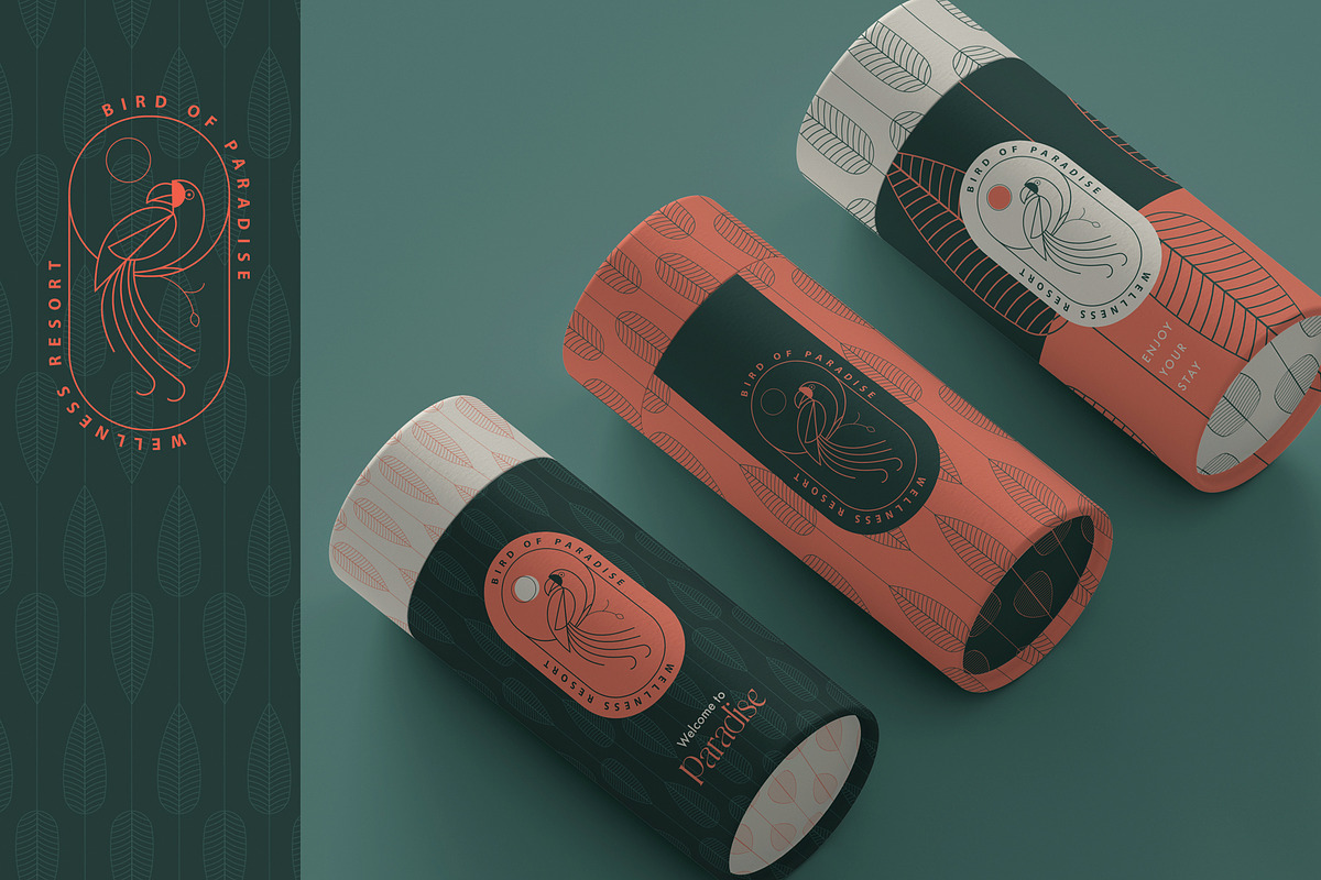 Tropical Logos and Patterns, a Branding & Logo Template by Polar Vectors (Photo 4 of 16)