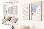 Winter Time Frame Mockup, a Household Mockup by NikiArts (Thumbnail 16 of 17)