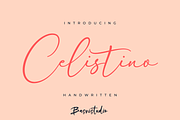 Celistino Handwritten Font, a Script Font by Basnistudio (Thumbnail 1 of 10)