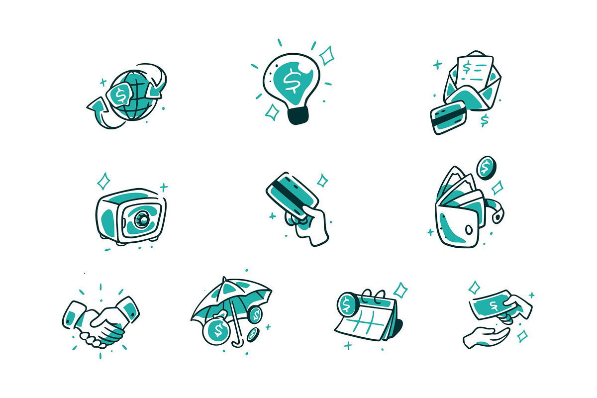 SaaS & Finance Doodle Icon Set Vol 1, a Healthcare Illustration by SLAB! Design (Photo 3 of 3)
