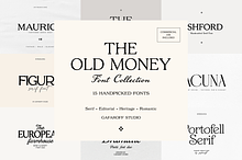 Old Money Luxury Font Collection