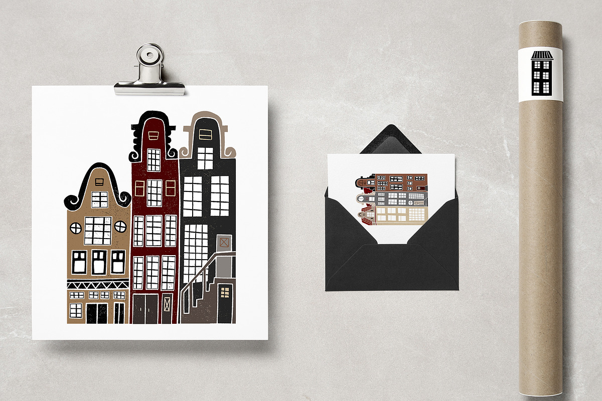 Amsterdam Houses, an Object Graphic by Mii Lab (Photo 5 of 7)