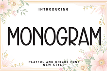 Monogram | Script Font