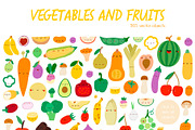 Seasonal Fruits and Vegetables, a Food Illustration by iliveinoctober (Thumbnail 2 of 7)