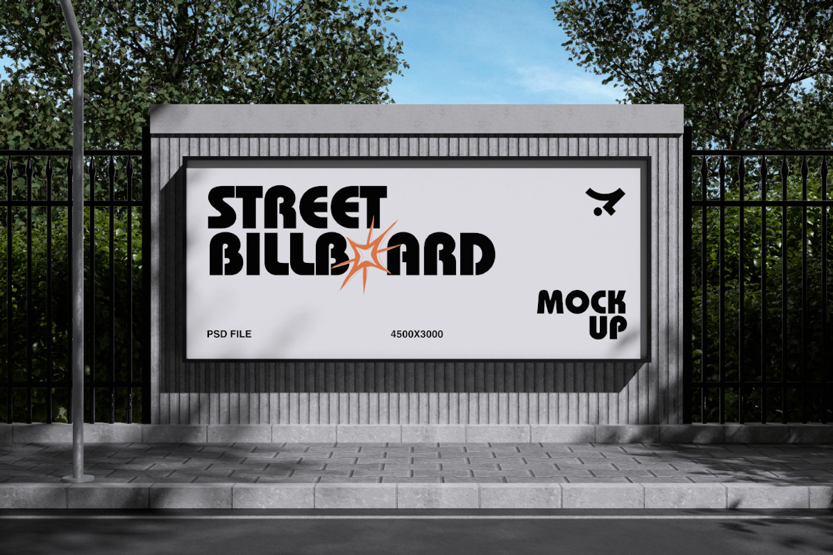 Street Billboard Mockup Bundle Set, an Advertising Mockup by Rielismee (Photo 3 of 5)