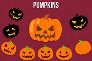 35 Halloween Vector Elements