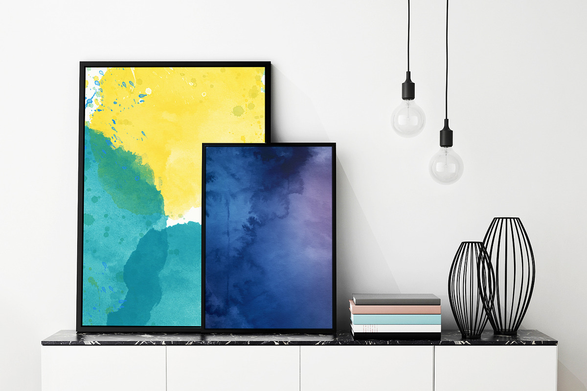Watercolor Textures & Backgrounds, a Texture Graphic by P.F. Creative Lab (Photo 3 of 5)