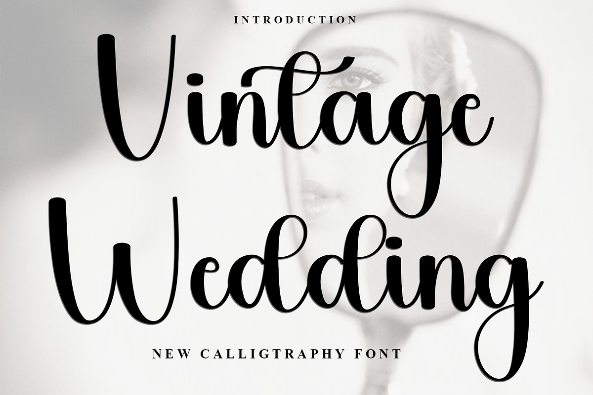 Vintage Wedding, a Handwritten Font by FreshTypeINK (Photo 1 of 8)