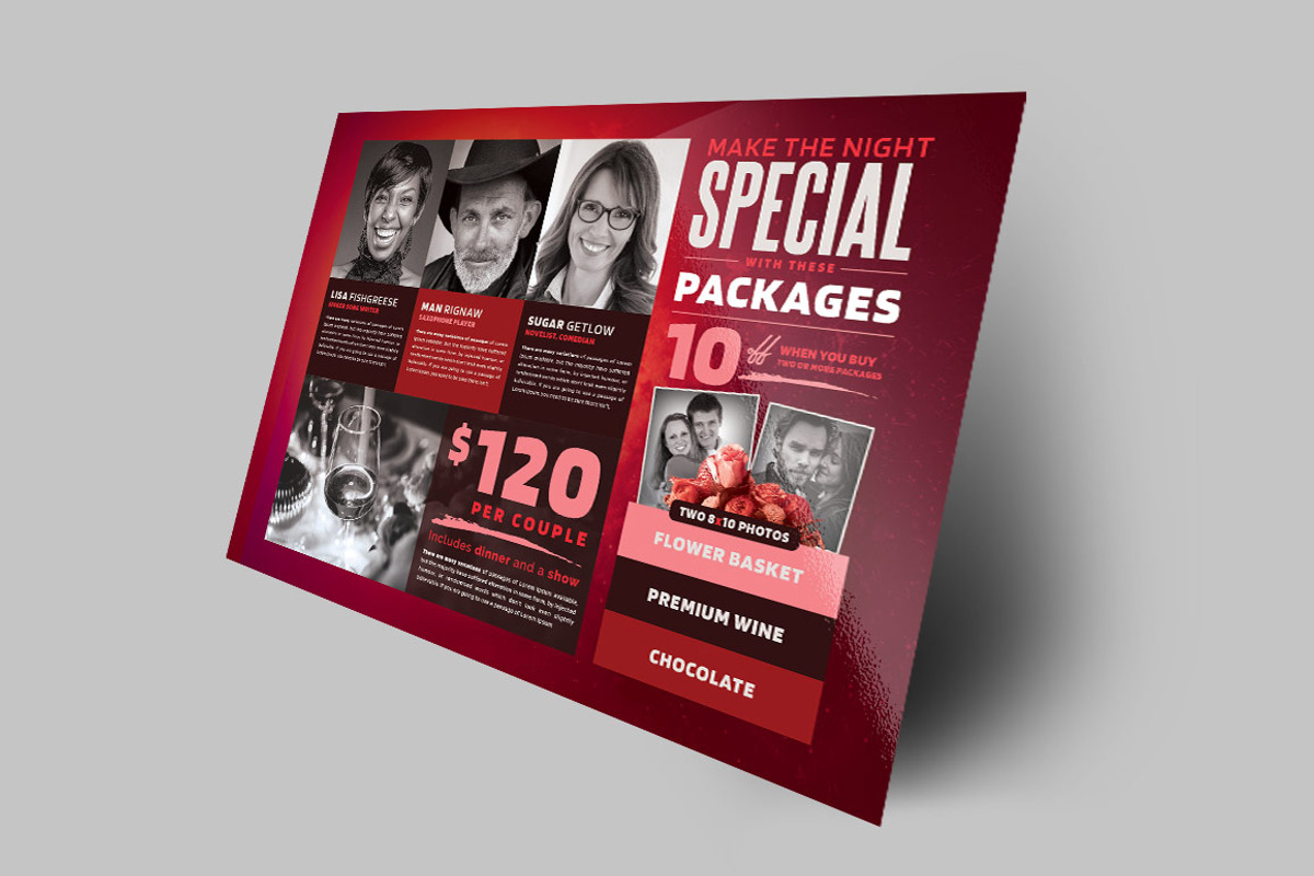 Valentine Event Flyer Template, a Flyer Template by SeraphimChris (Photo 4 of 8)