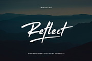 Reflect Handwritten Font, a Font by sunnytudu (Thumbnail 1 of 8)