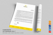 Corporate Letterhead 7 with MS Word, a Stationery Template by ND Design (Thumbnail 1 of 5)
