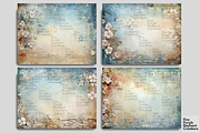 Old Tattered Blue Lace Junk Journal, a Background Graphic by Fine Purple Elephant (Thumbnail 2 of 4)