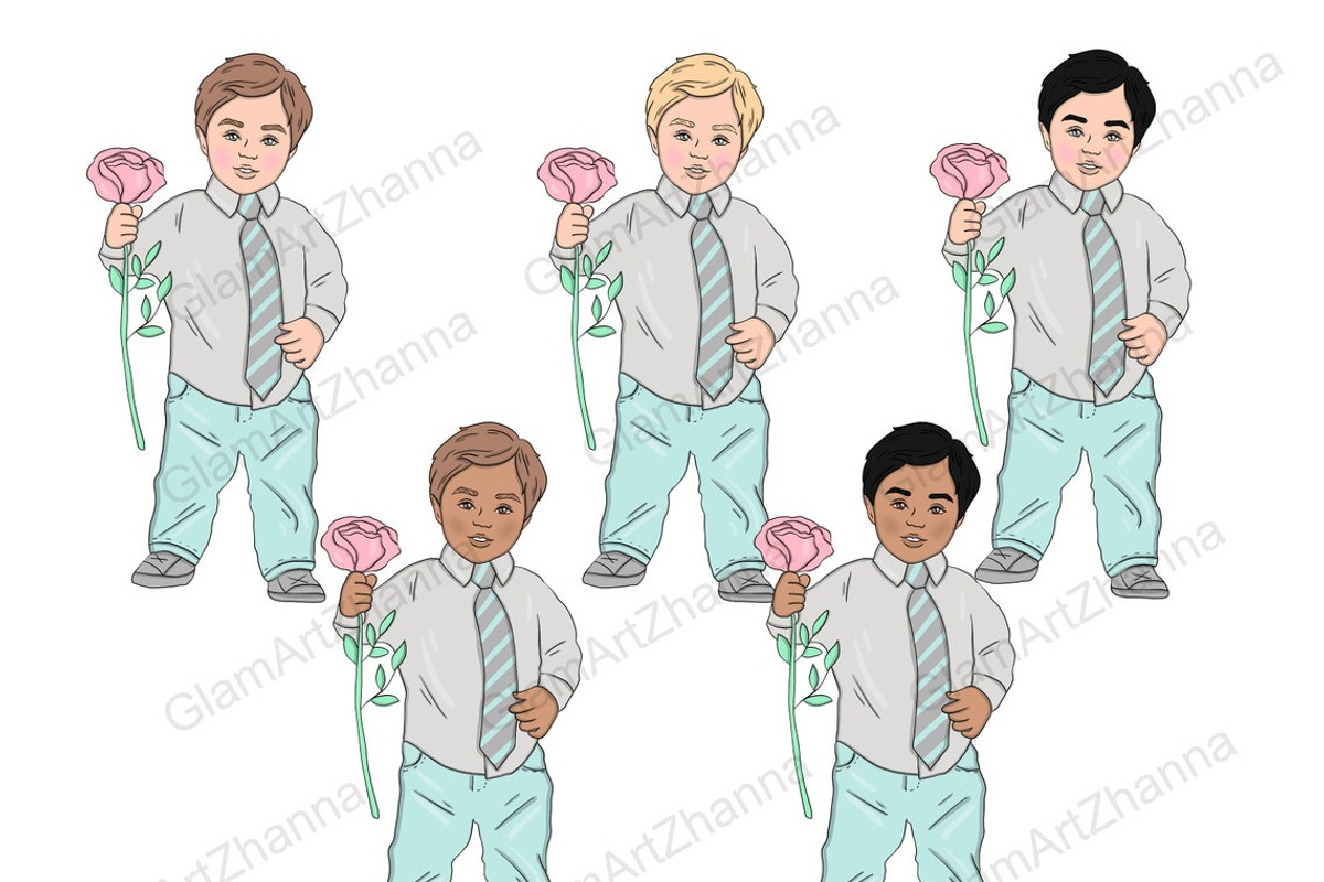 Mom And Baby Clipart 2, a Person Illustration by GlamArtZhanna (Photo 4 of 4)