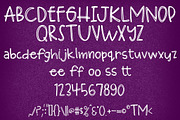 Huckleberry Hand-lettered Font, a Handwritten Font by Groovy Fonts by Mindy (Thumbnail 2 of 6)