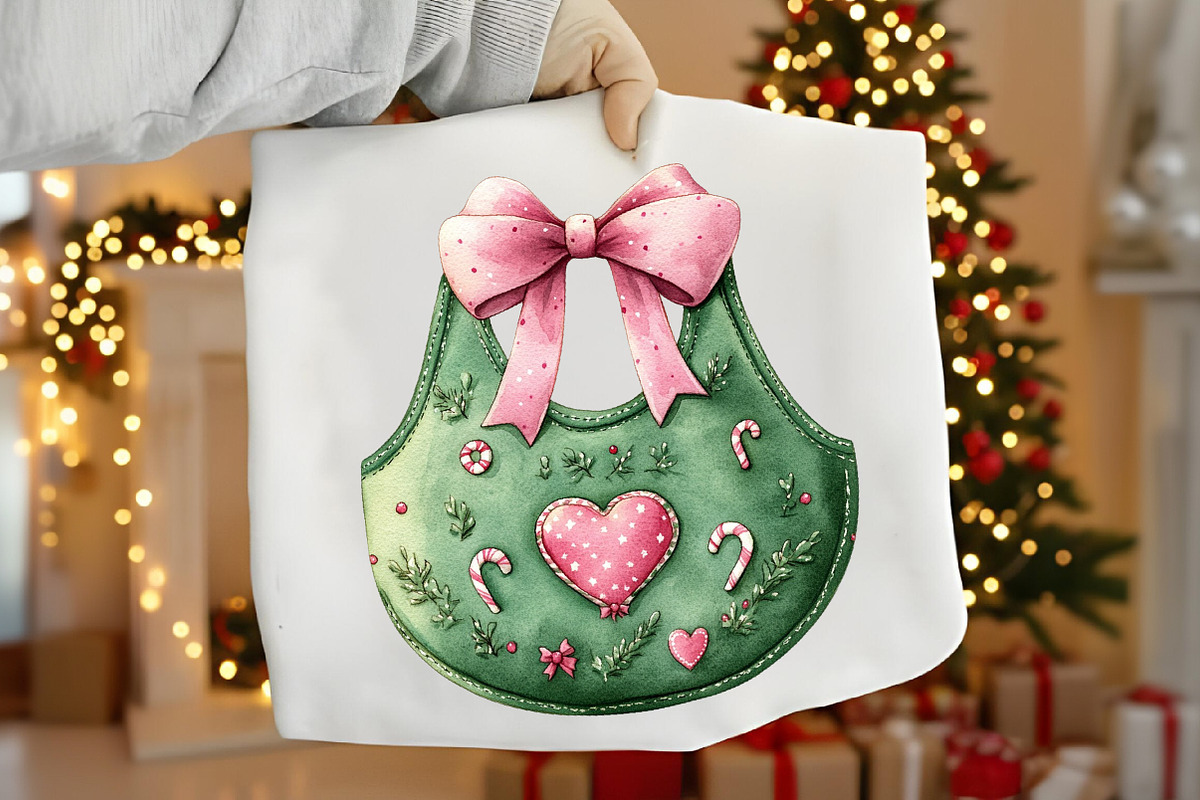 Coquette Baby Shower Christmas, an Illustration by Canvas Craft (Photo 5 of 6)