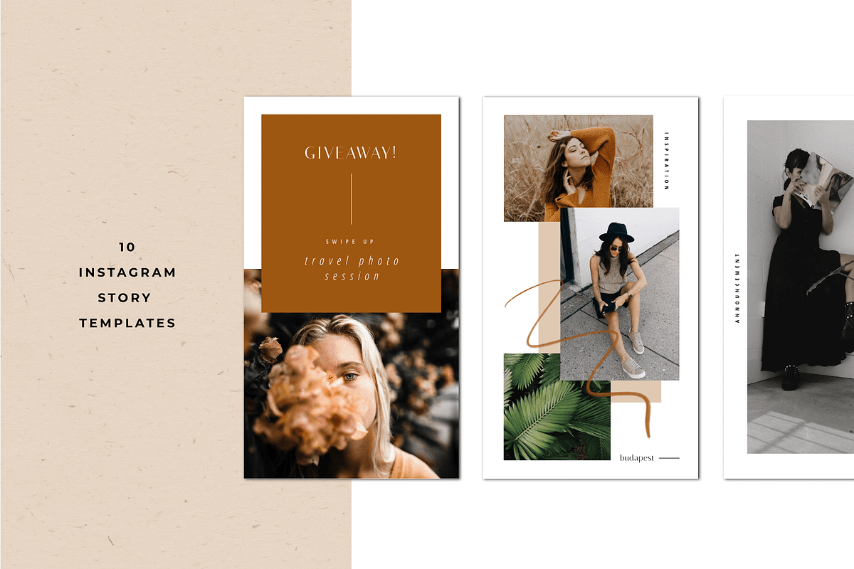 Budapest Social Media Kit, a Social Media Template by The Blog Stop (Photo 2 of 10)