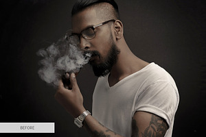 Smoke Effect Photoshop Overlays