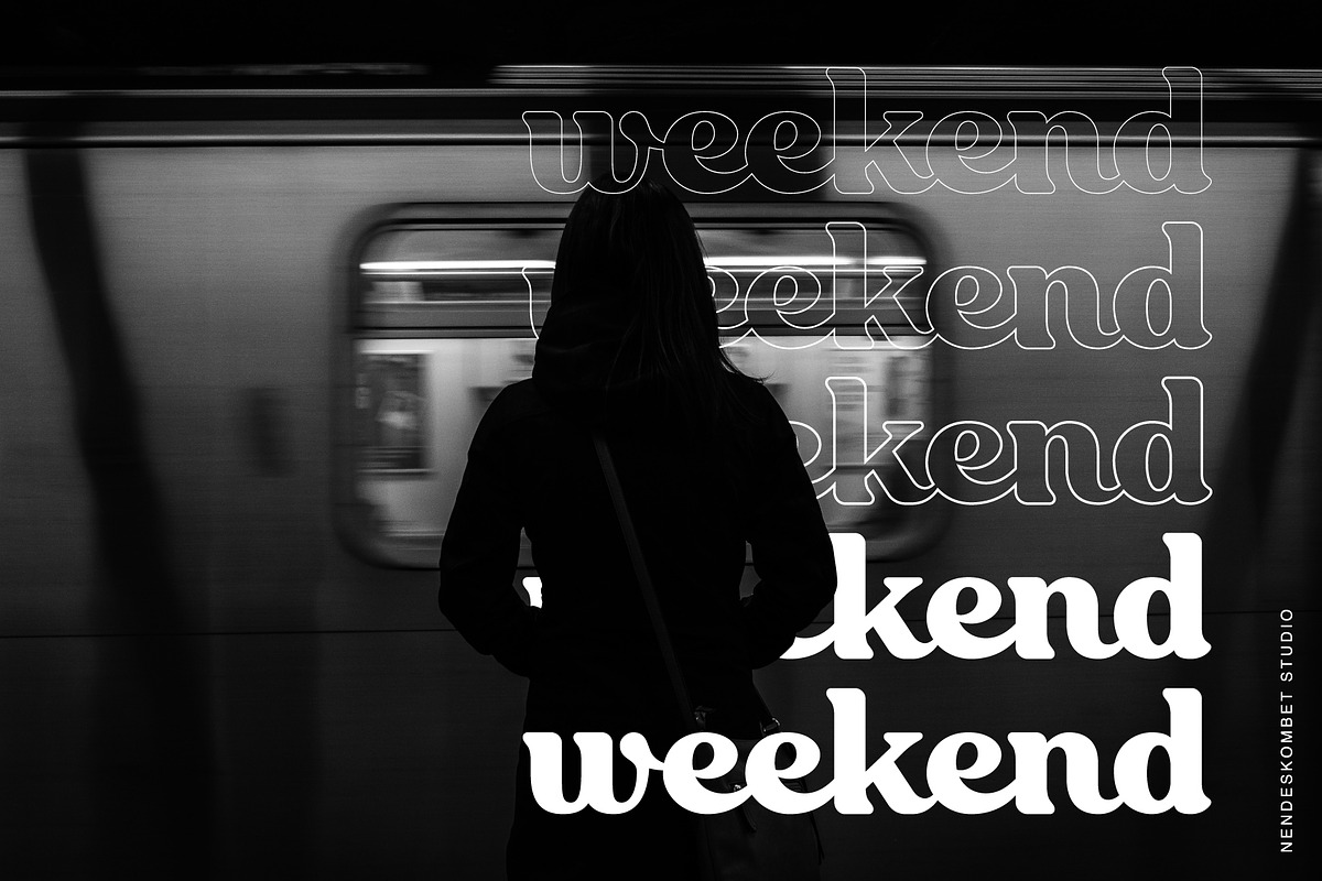 commuter - modern serif font, a Script Font by NendesKombet Studio (Photo 3 of 9)