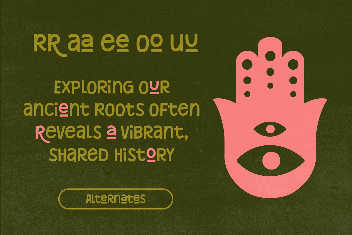 Rawnie – Cute Folk Font, a Sans Serif Font by Hole Hope Design (Photo 6 of 8)
