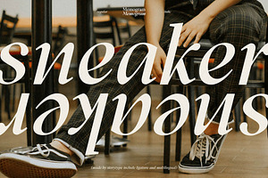 Memogram Modern Serif Font