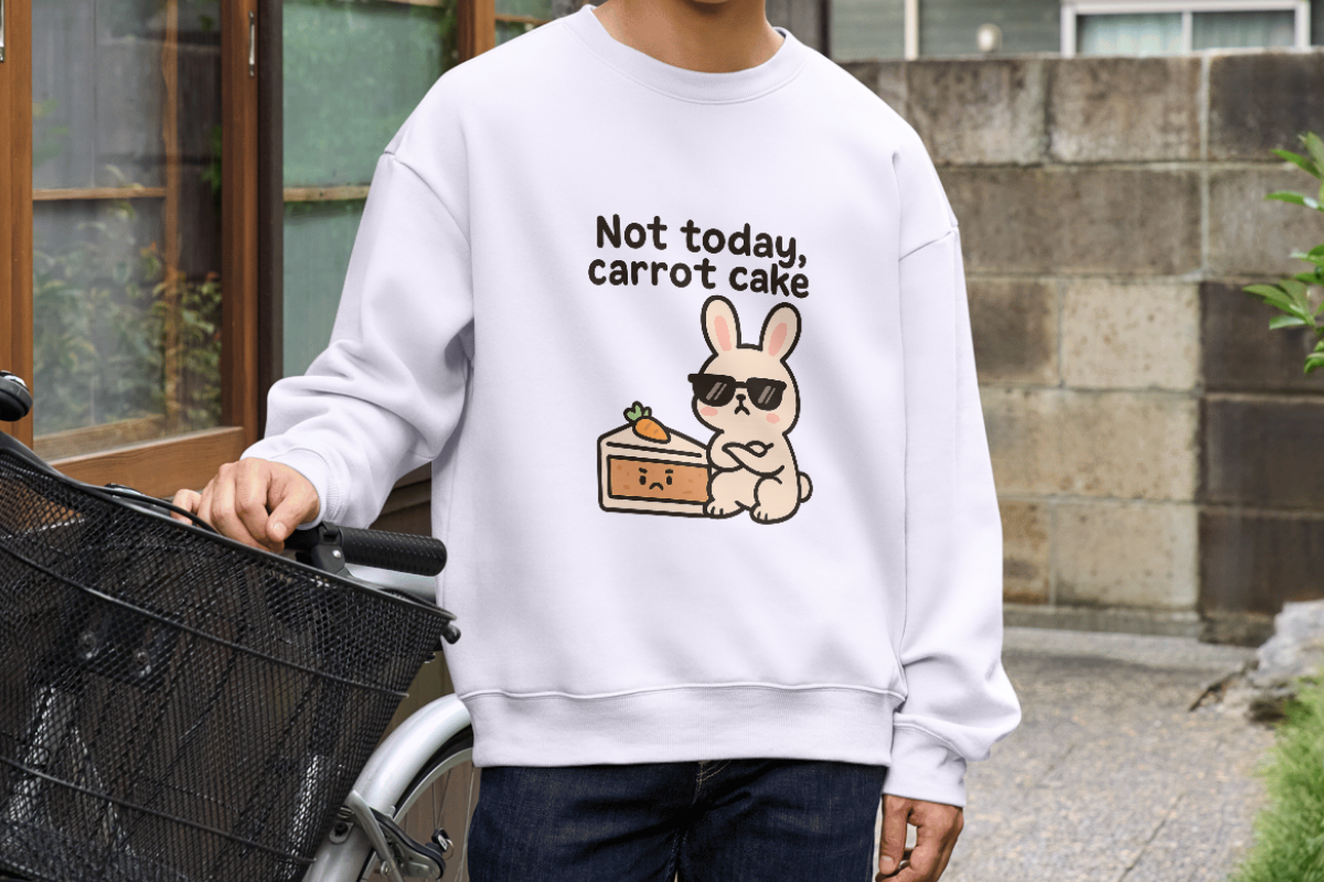 Funny Sassy Bunny Sublimation, an Animal Illustration by Smillyy Threads (Photo 4 of 6)