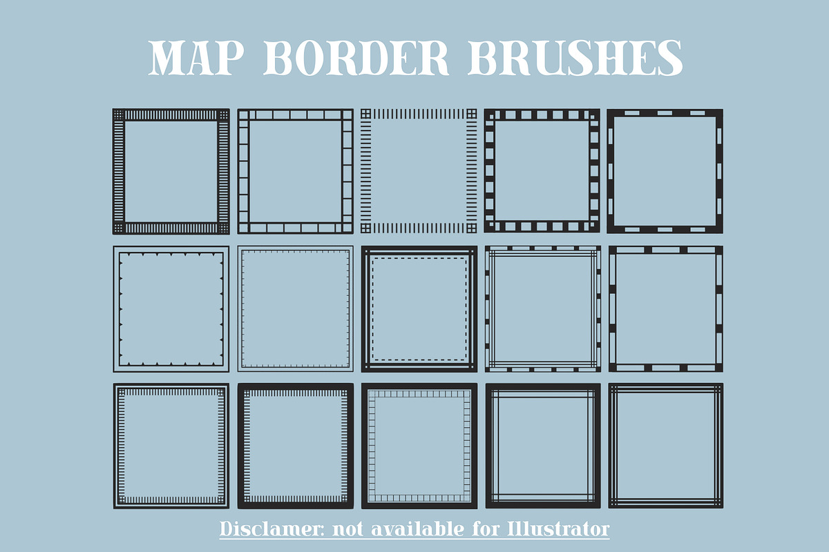 Procreate Fantasy Map Maker Brushes, a Brush Add-On by BrushBoy (Photo 8 of 9)