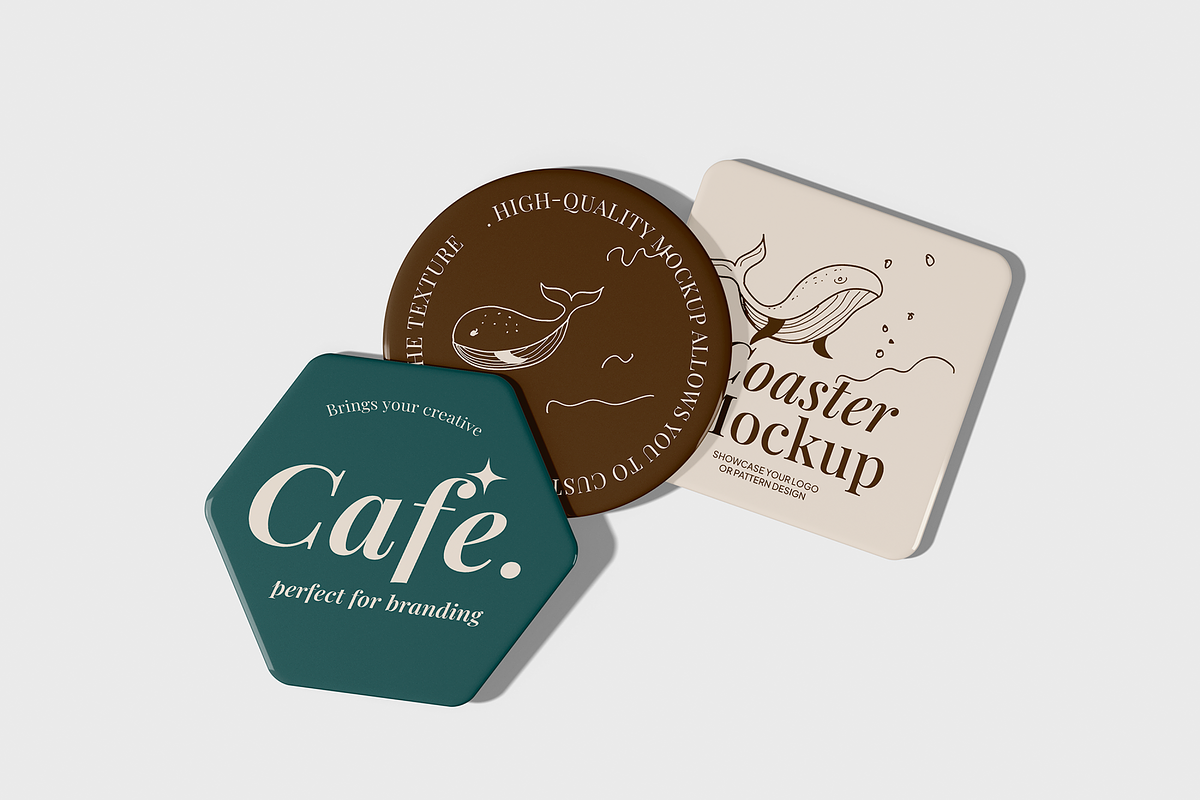 Coaster Mockup, a Product Mockup by Permadi Creative (Photo 2 of 5)