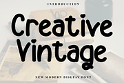 Creative Vintage, a Sans Serif Font by FreshTypeINK (Thumbnail 1 of 8)
