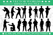 Man Police Officer SVG, Police SVG, an Object Graphic by VectorWorlds (Thumbnail 3 of 3)